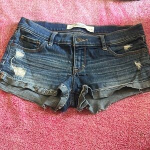 Abercrombie & Fitch Stylish Blue Denim Shorts